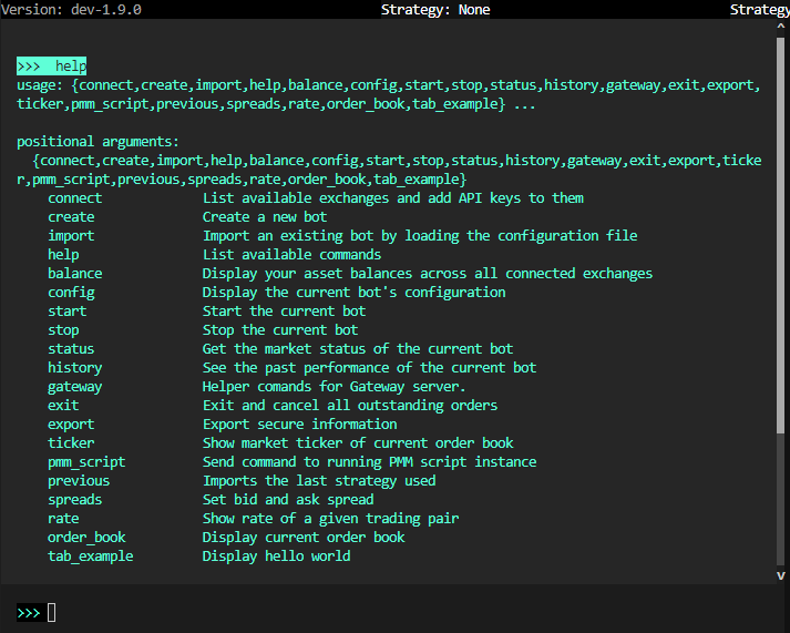Adding Commands Hummingbot