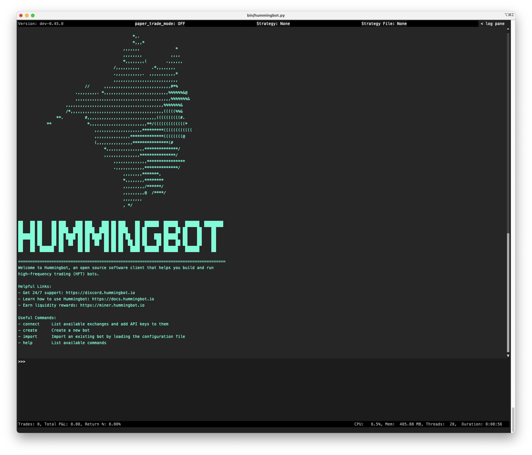 New Hummingbot UI