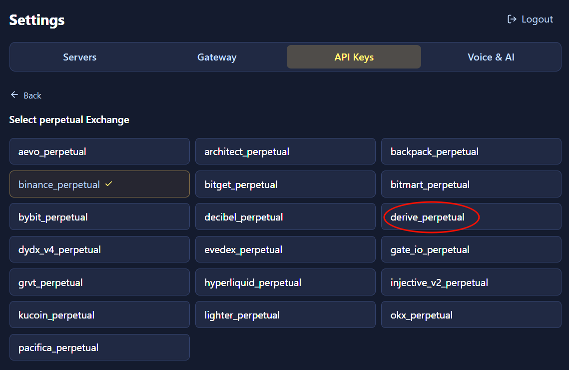 API